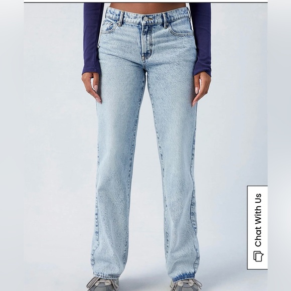 PacSun Low Rise Straight Jeans light wash size 23 - Picture 2 of 4